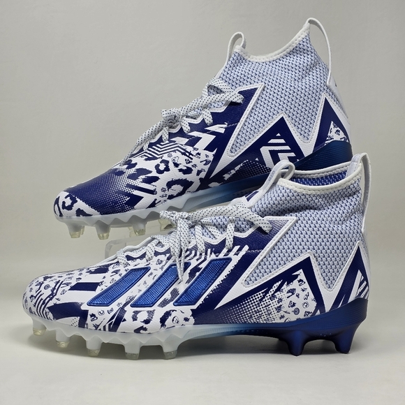 adidas Freak 23 7v7 SMU Football Cleats White Blue GW4167 Men's Size 12 New - Picture 3 of 12